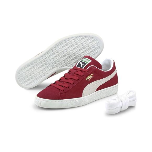 Puma Mens Suede Classic XXI Red Shoes (NWT) - Picture 4 of 5